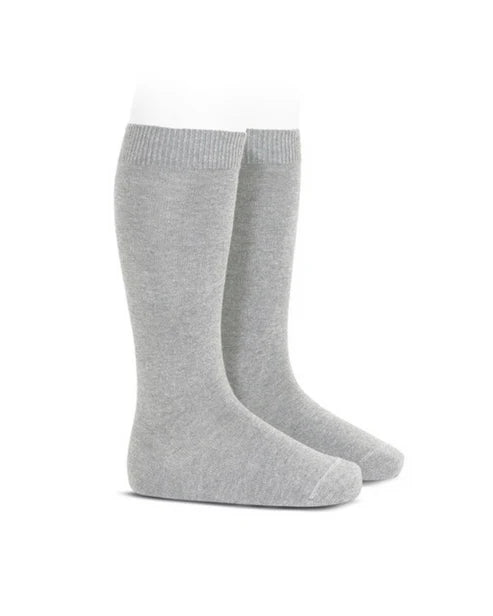 Condor Flat Cotton Knee Socks 674 Nude - 2019/2