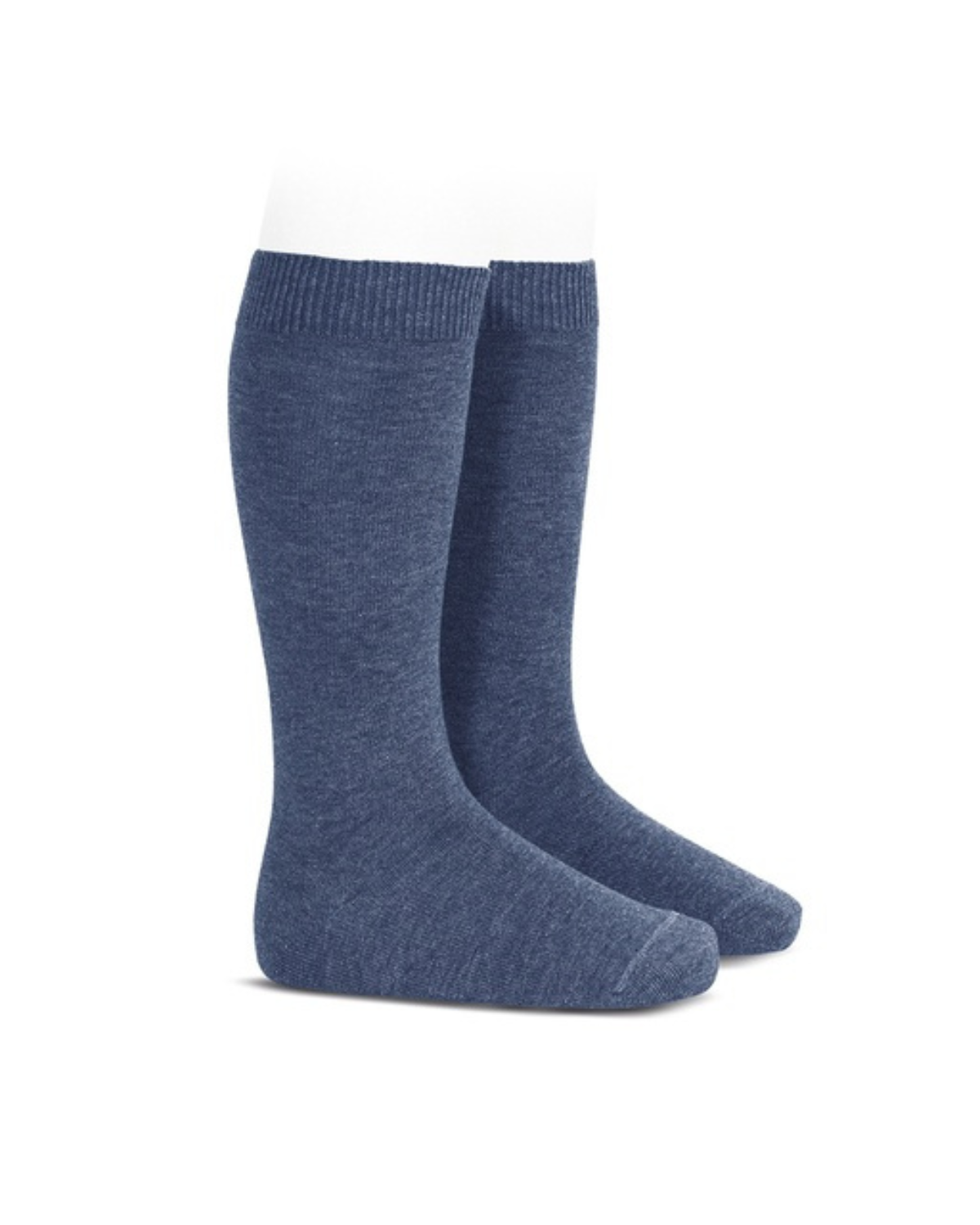 Condor Flat Cotton Knee Socks 480 Navy - 2019/2