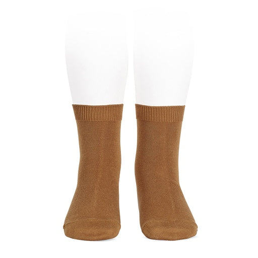 Condor Flat Cotton Crew Socks 174 Iris - 2019/4