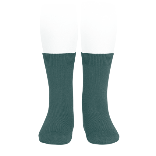 Condor Flat Cotton Crew Socks 174 Iris - 2019/4
