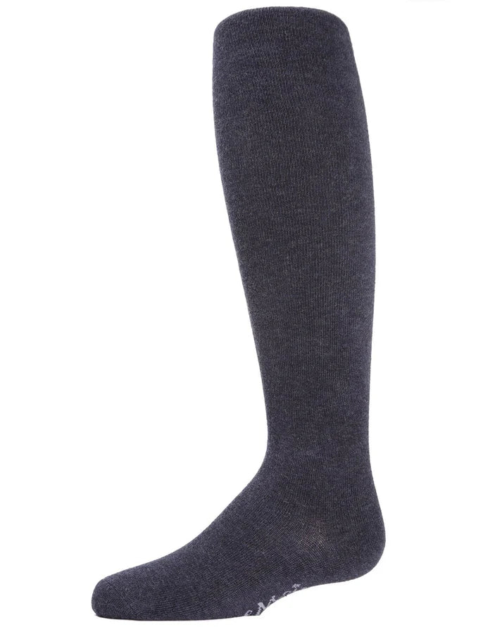 Memoi Girls Soft Pima Cotton Opaque Tights Cocoa - Mk-301