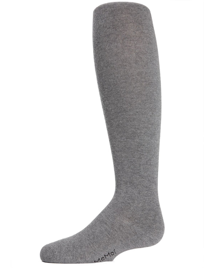 Memoi Girls Soft Pima Cotton Opaque Tights Cocoa - Mk-301