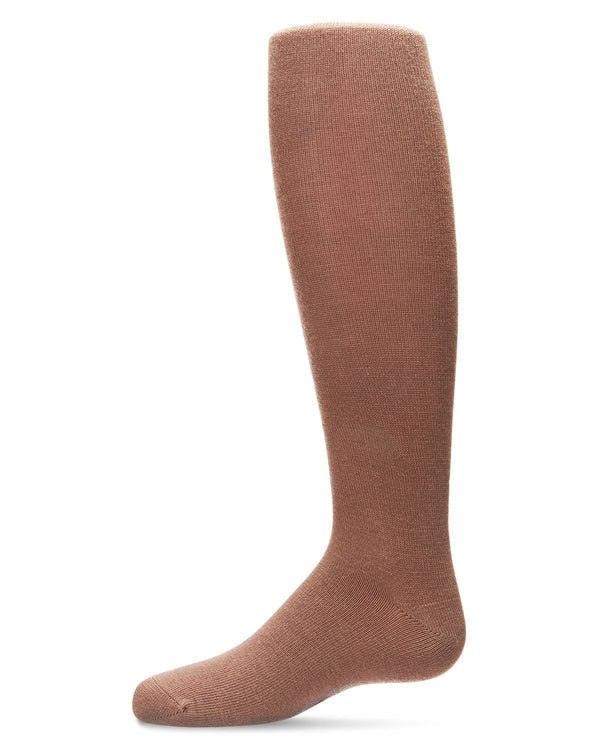 Memoi Girls Soft Pima Cotton Opaque Tights Black - Mk-301