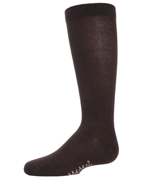Memoi Kids Basic Cotton Blend Knee High Socks Light Gray - Mk-5056