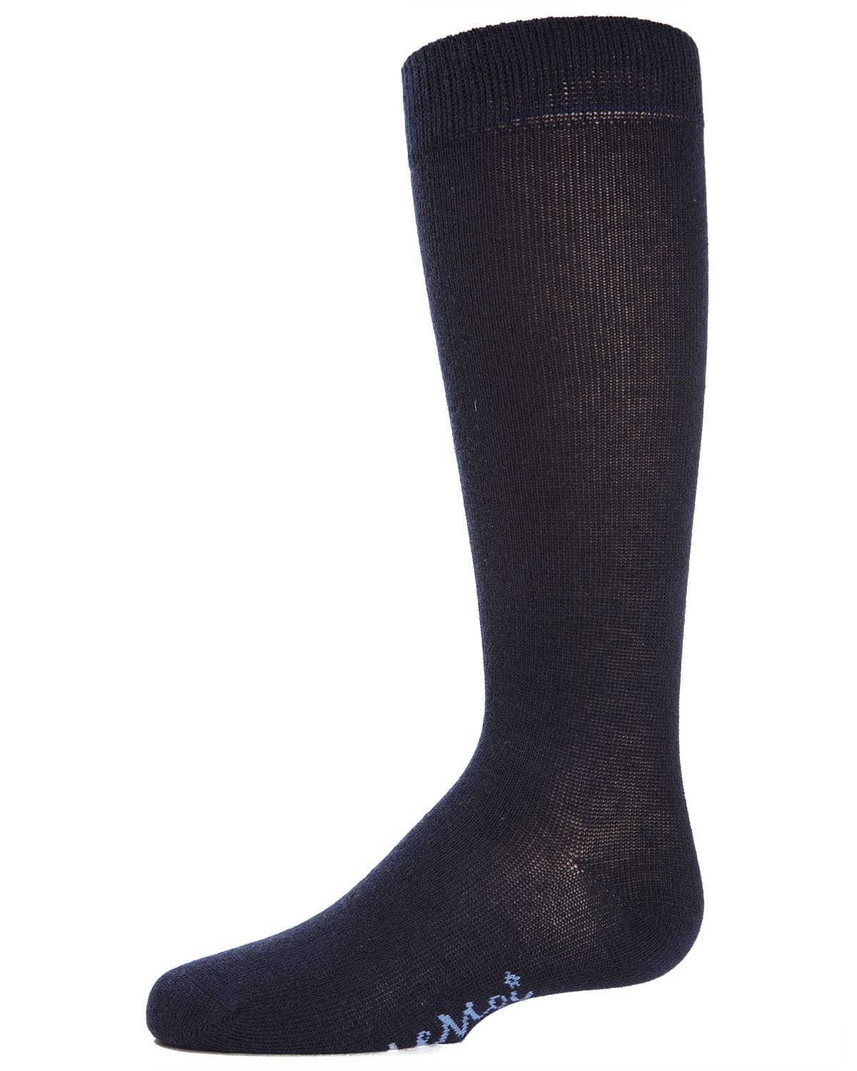 Memoi Kids Basic Cotton Blend Knee High Socks Winter White - Mk-5056
