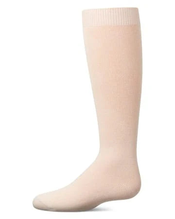 Memoi Kids Basic Soft Rayon from Bamboo Knee High Socks Pale Gray - Mk-6266