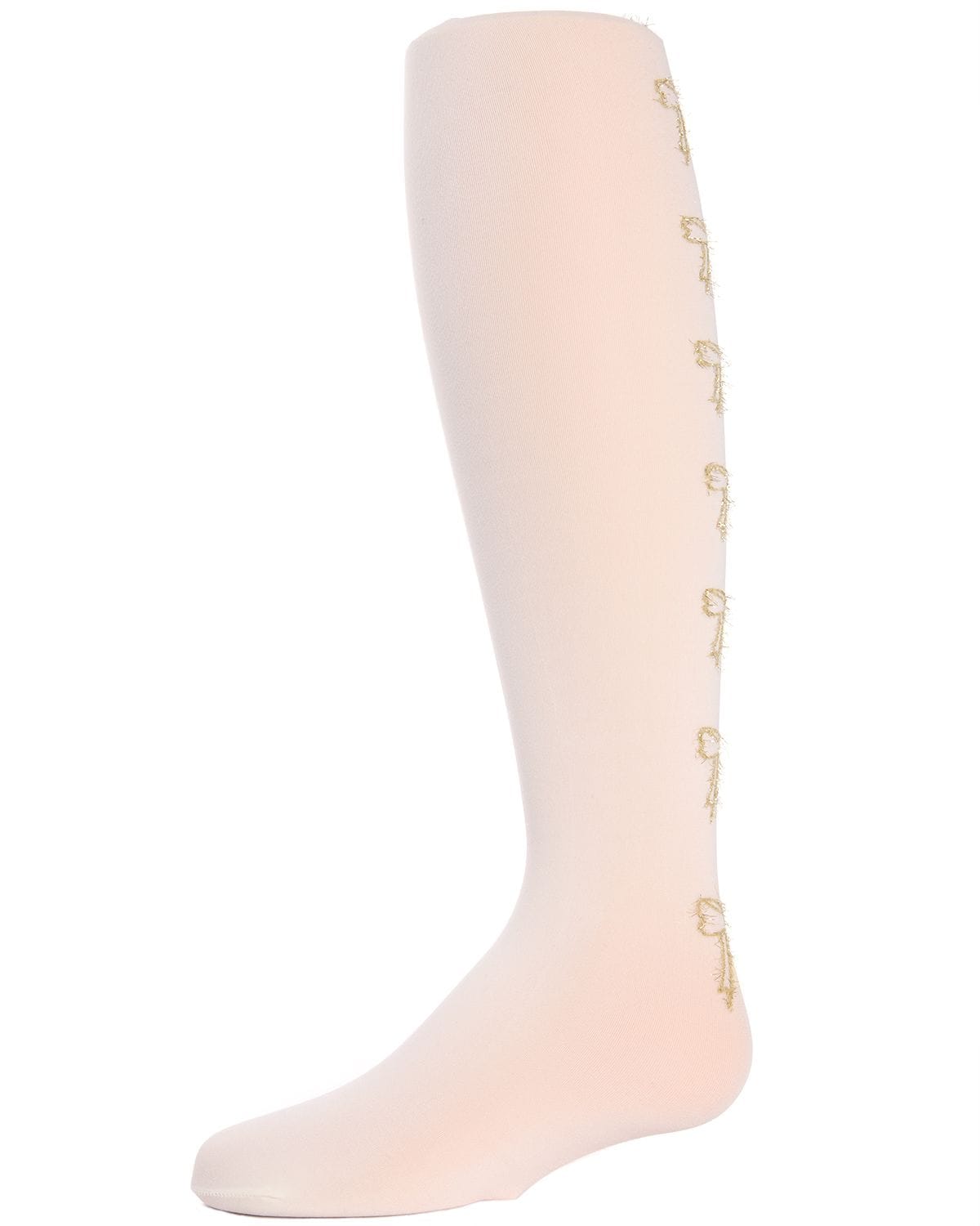 Memoi Bows in the Back Opaque Girls Tights - Mk-729