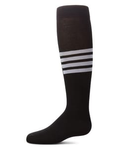 Memoi Girls Triple Half Stripe Knee High Socks - Mkf-11580