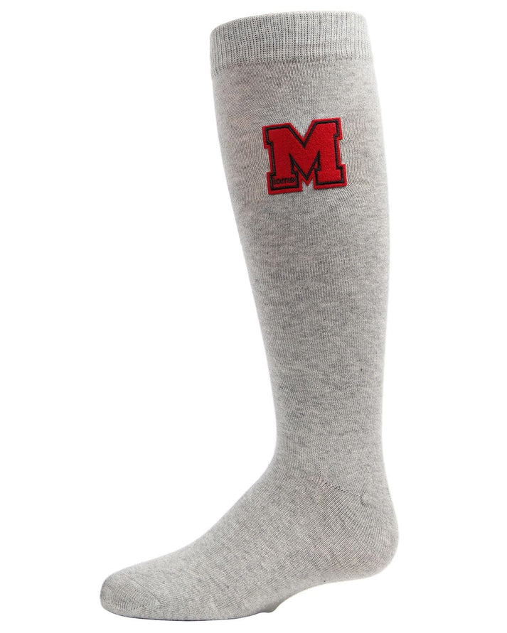 Memoi Girls Varsity Knee-High Socks - Mkf-7044