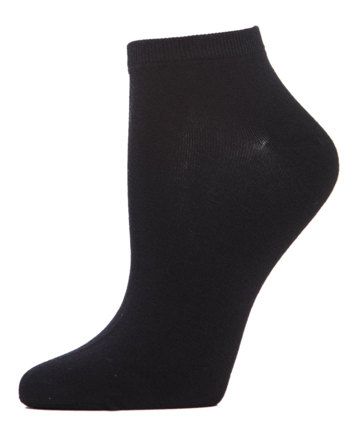 Memoi Women Bamboo Blend Solid Knit Low-Cut Socks - Ml-517