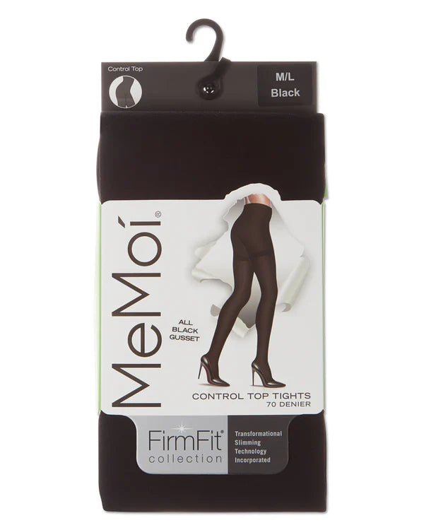 Memoi Womens FirmFit 70 Denier Control Top Tights - Mo-870