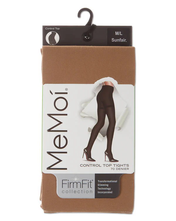 Memoi Womens FirmFit 70 Denier Control Top Tights - Mo-870
