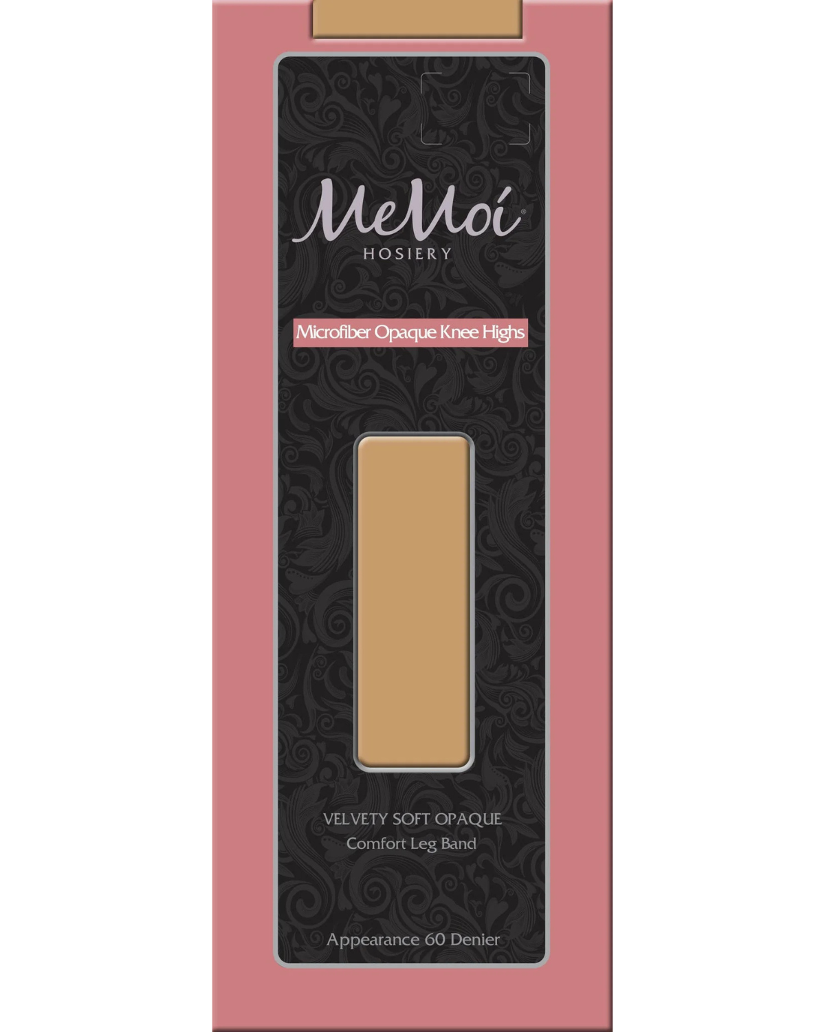 Memoi Womens Microfiber Opaque 60 Denier Knee Highs - Ms-736