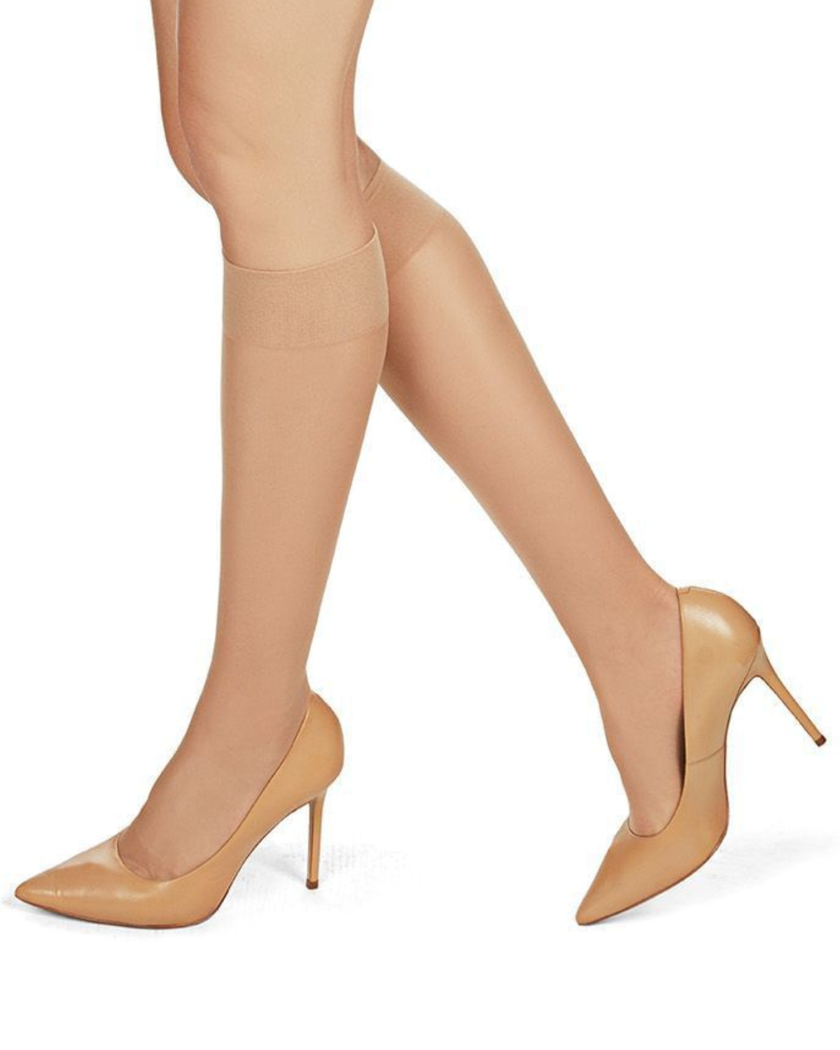 Memoi Womens Silky Super Sheer Knee Highs - Ms-713