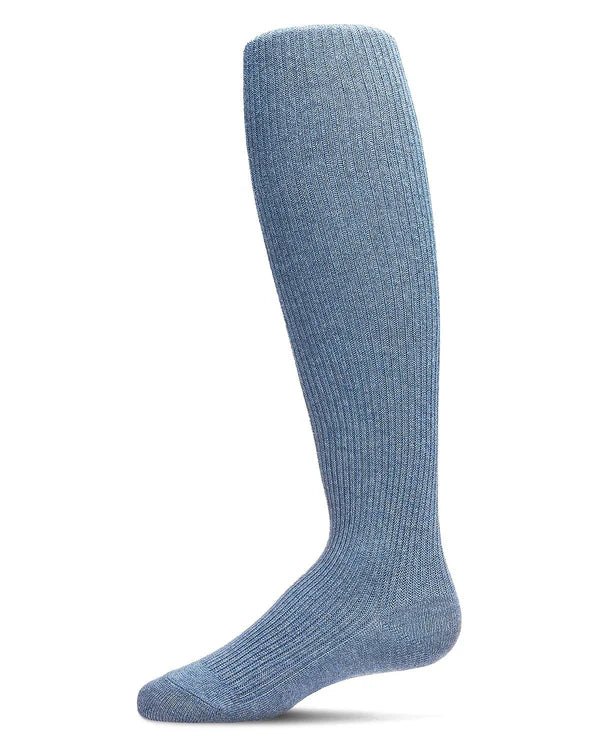 Spot-On Pinned Ribbed Cotton Blend Girls Tights - Sp-3507