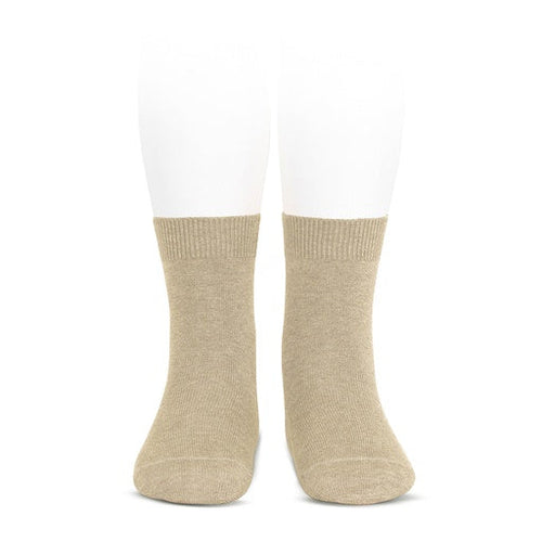 Condor Flat Cotton Crew Socks 174 Iris - 2019/4