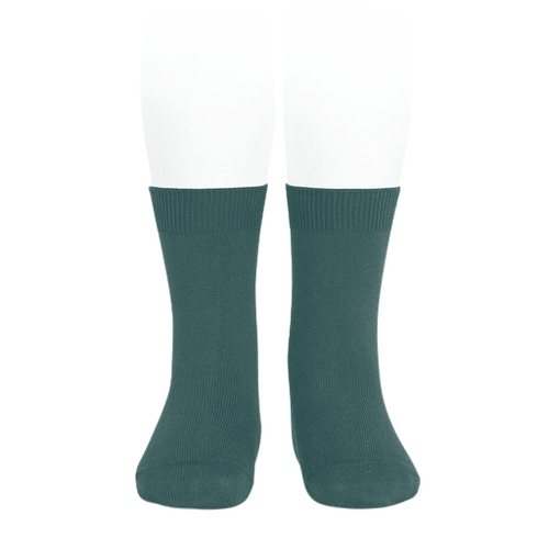 Condor Flat Cotton Crew Socks 174 Iris - 2019/4