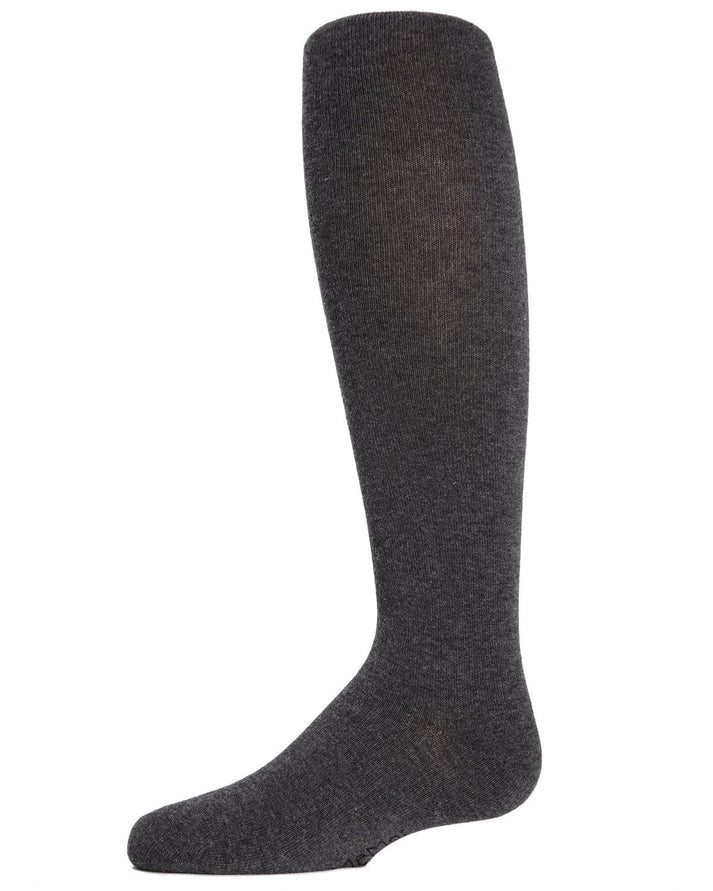 Memoi Girls Soft Pima Cotton Opaque Tights Cocoa - Mk-301