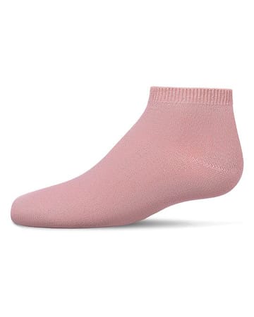 Memoi Kids Basic Soft Rayon from Bamboo Anklet Socks Black - Mk-6066