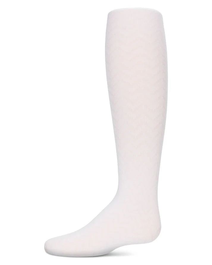 Memoi Girls Wave Semi Opaque Nylon Tights - Mkf-4060