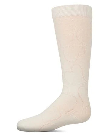 Memoi Multi Heart Knee High - MKF-7182