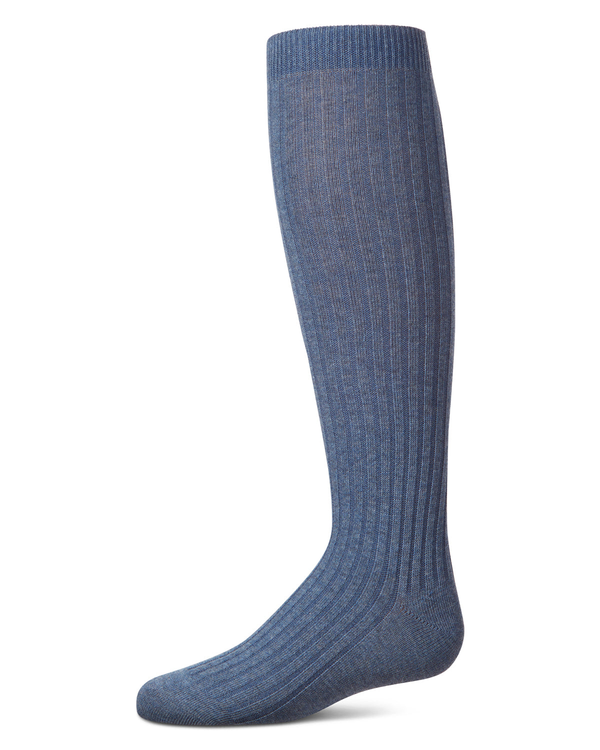 Memoi Ribbed Cotton Blend Knee High Sock - SP-1039
