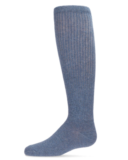 Memoi Girl's Athletic Ribbed Cotton Blend Knee High Sock - SP-1040