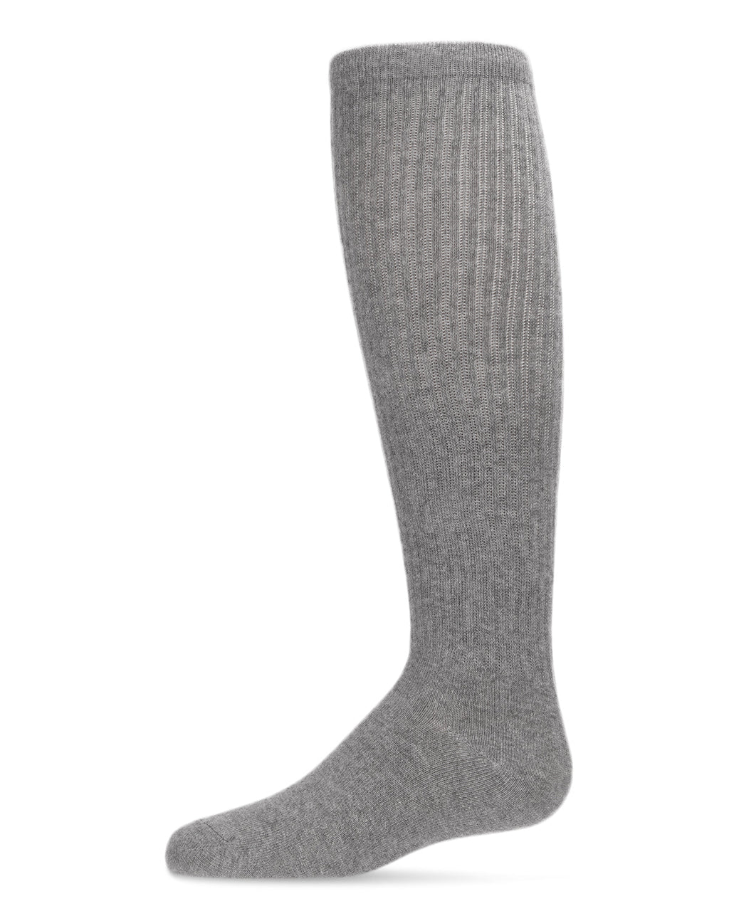 Memoi Girl's Athletic Ribbed Cotton Blend Knee High Sock - SP-1040