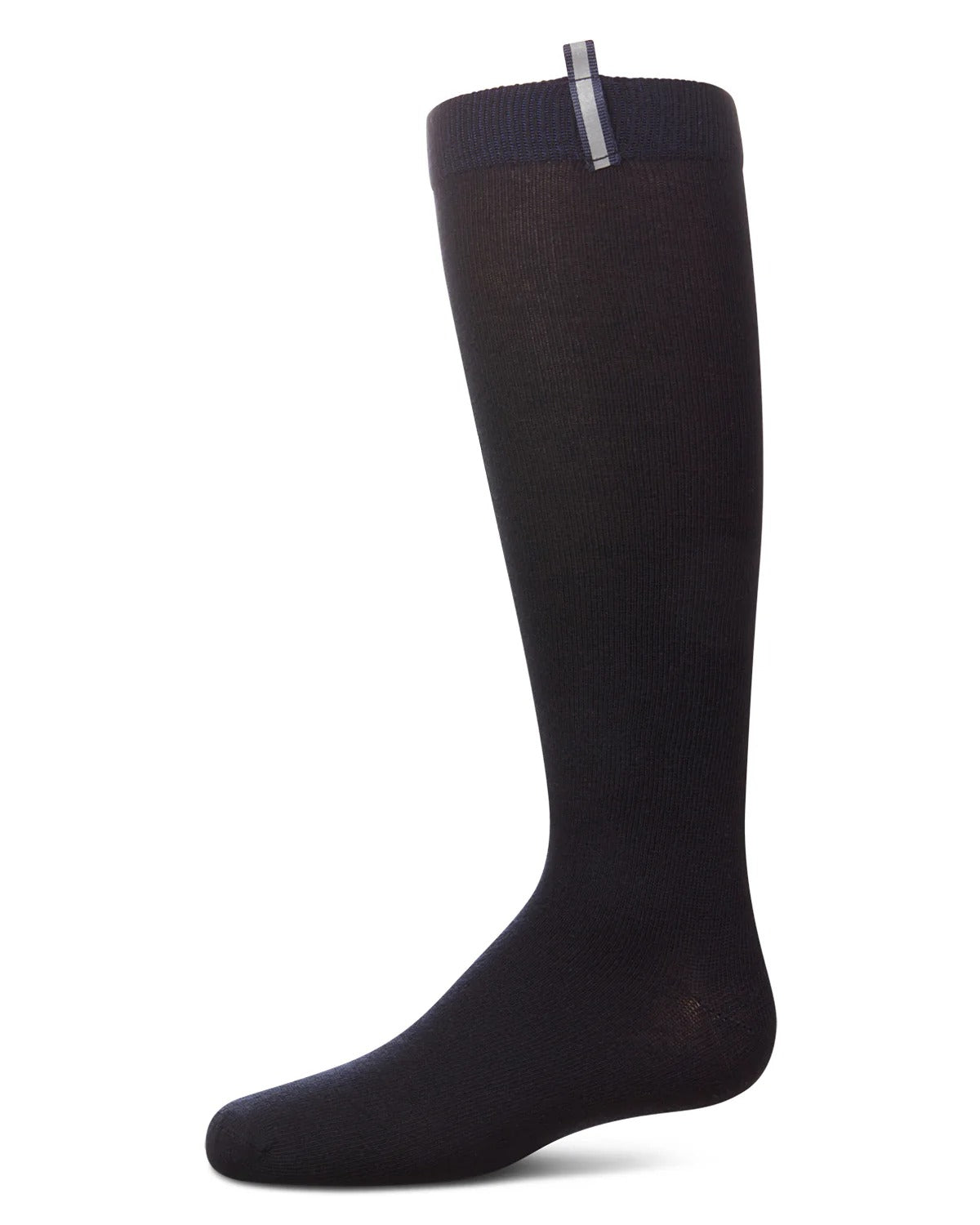 Memoi Girls Reflective Tab Knee High Socks - MKF-11575